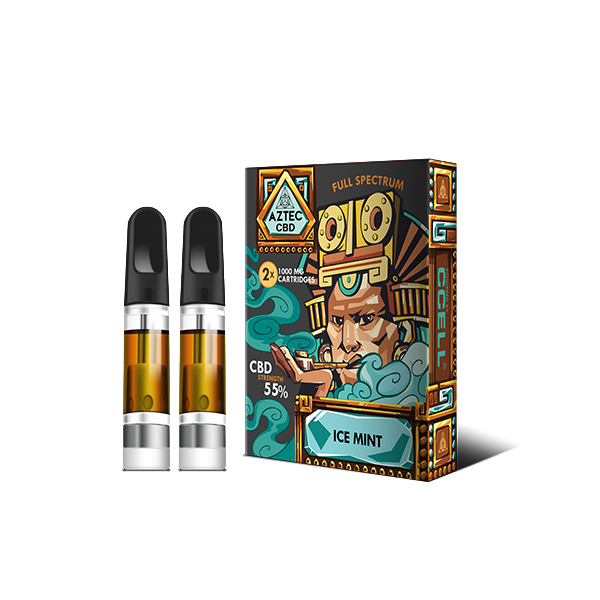 Kit de cartucho Aztec CBD 2 x 1000mg - 1ml