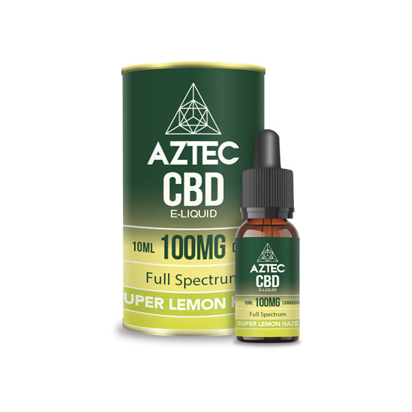 Aztec CBD 100mg Líquido de vapeo de CBD 10ml (50PG/50VG)