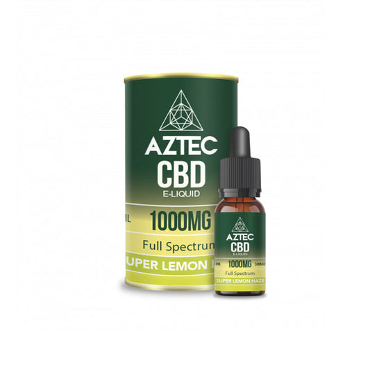 Aztek CBD 1000mg CBD Vaping Liquid 10ml (50PG/50VG)