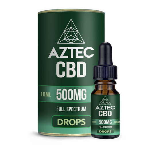 Aztek CBD Tam Spektrumlu Kenevir Yağı 500mg CBD 10ml