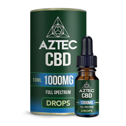 Aztek CBD Tam Spektrumlu Kenevir Yağı 1000mg CBD 10ml