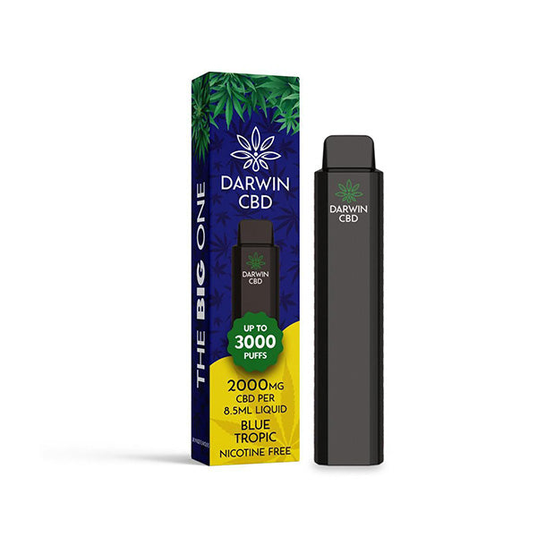 Darwin The Big One 2000mg CBD Tek Kullanımlık Vape Cihazı 3000 Ponponlar