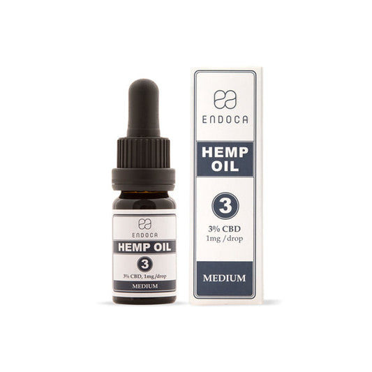 Endoca 300mg CBD Gotas de aceite de cáñamo 10ml