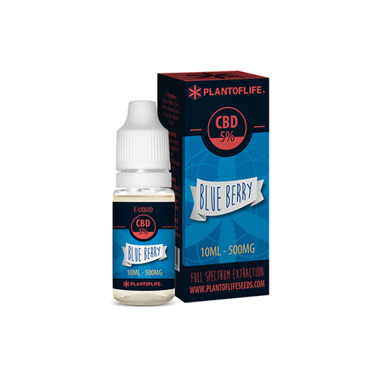 Plant Of Life 500mg CBD Vaping Liquid 10ml (50PG/50VG)