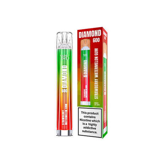 20mg Vapes Bars Diamond 600 Dispositivo de vape desechable 600 bocanadas