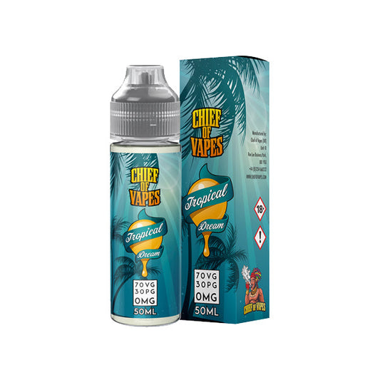 Chief of Vapes 0mg 50ml Shortfill (70VG/30PG)