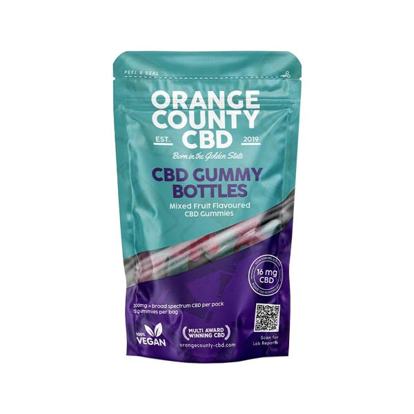 Orange County CBD 200mg Sakızlı Şişeler - Kapma Çantası