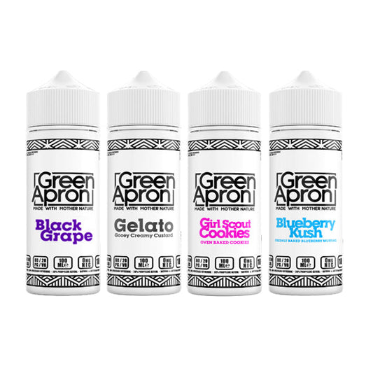 Green Apron Vaping Liquid 100ml (80VG/20PG)