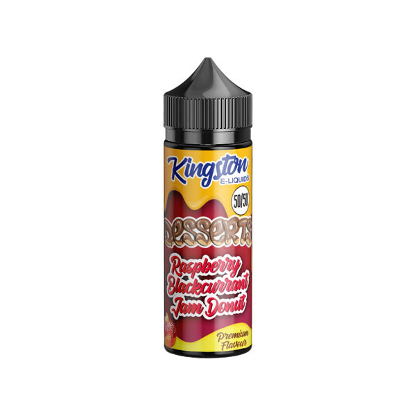 Postres Kingston 120 ml Relleno corto 0 mg (50VG/50PG)