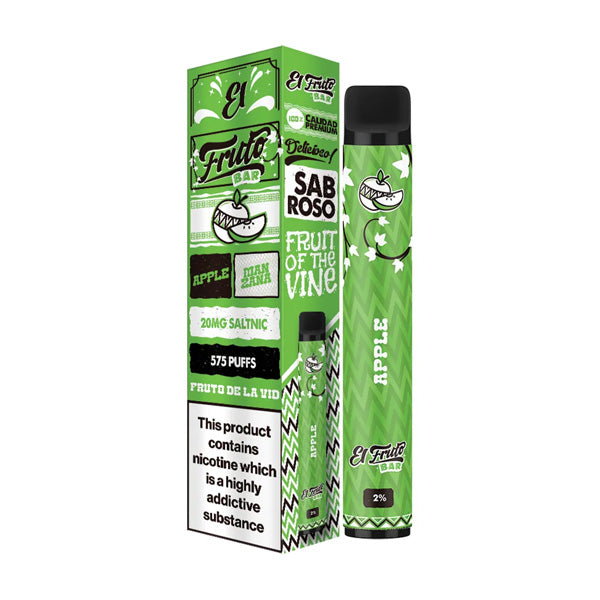 20 mg El Fruto Bar Dispositivo de vape desechable 575 bocanadas