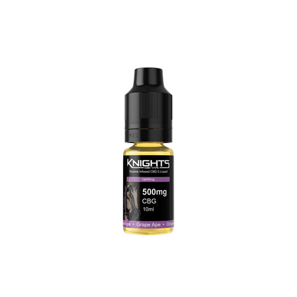 Knights CBD 500mg CBG Isolate E-liquid 10ml (70PG/30VG)