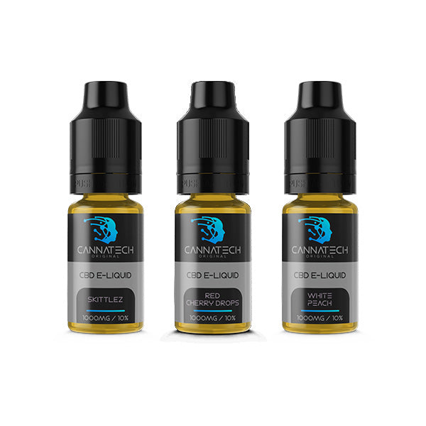 Cannatech 250mg CBD Isolate CBD E-liquid 10ml (70PG/30VG)