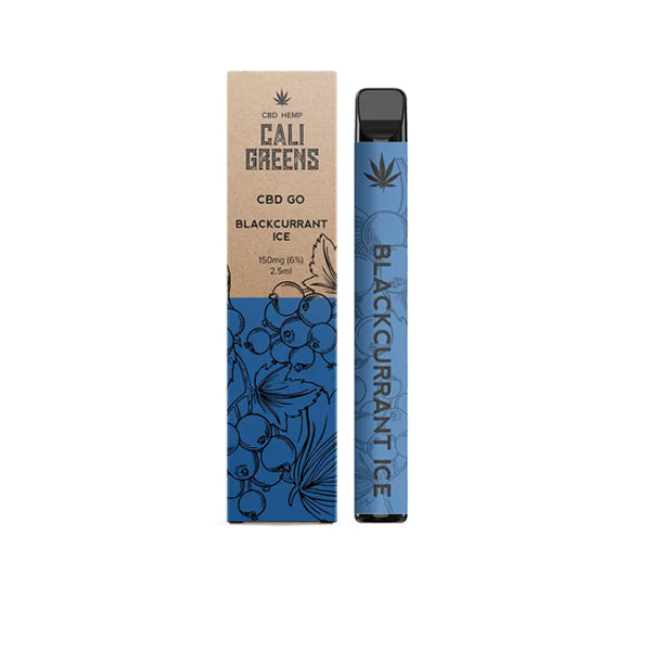 Cali Greens CBD GO 150mg Tek Kullanımlık Vape Kalem