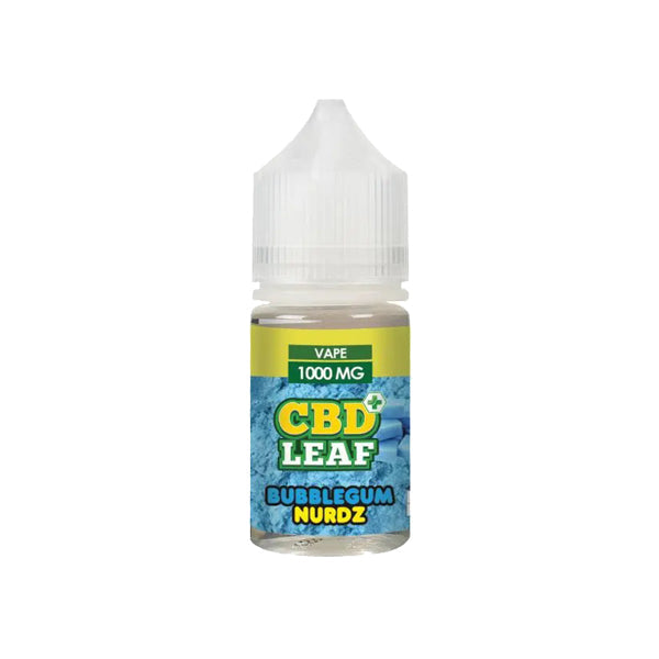 CBD Leaf 1000mg 30ml Shortfill E-Liquid (70VG/30PG)