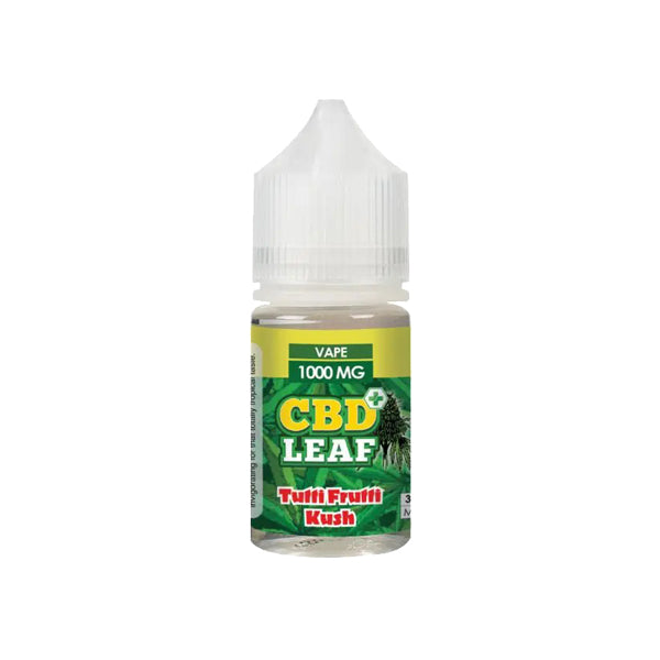 CBD Leaf 1000mg 30ml Shortfill E-Liquid (70VG/30PG)