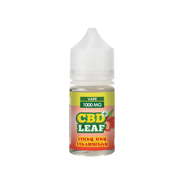 CBD Leaf 1000mg 30ml Shortfill E-Liquid (70VG/30PG)