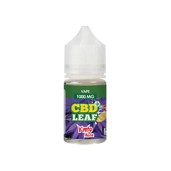 CBD Leaf 1000mg 30ml Shortfill E-Liquid (70VG/30PG)