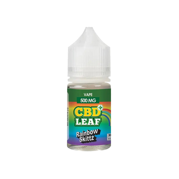 CBD Leaf 500mg 30ml Shortfill E-Liquid (70VG/30PG)