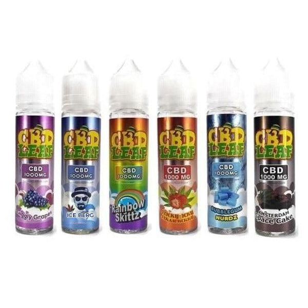 CBD Leaf 1000mg 50ml Shortfill E-Liquid (70VG/30PG)