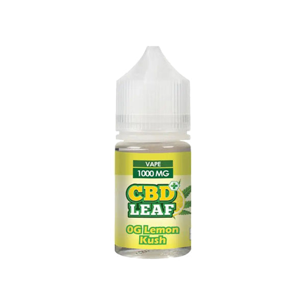 CBD Leaf 1000mg 30ml Shortfill E-Liquid (70VG/30PG)