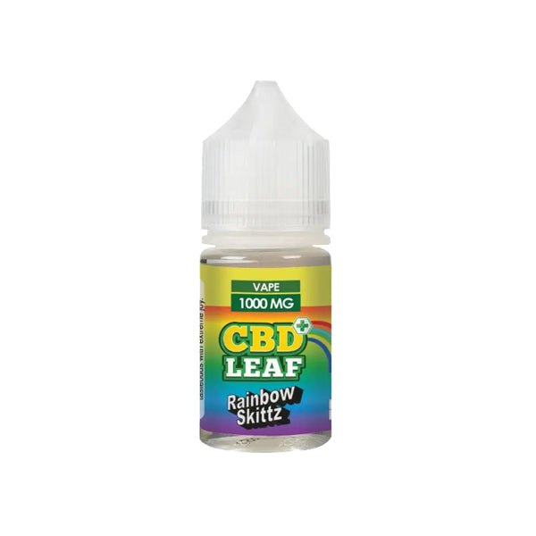 CBD Leaf 1000mg 30ml Shortfill E-Liquid (70VG/30PG)