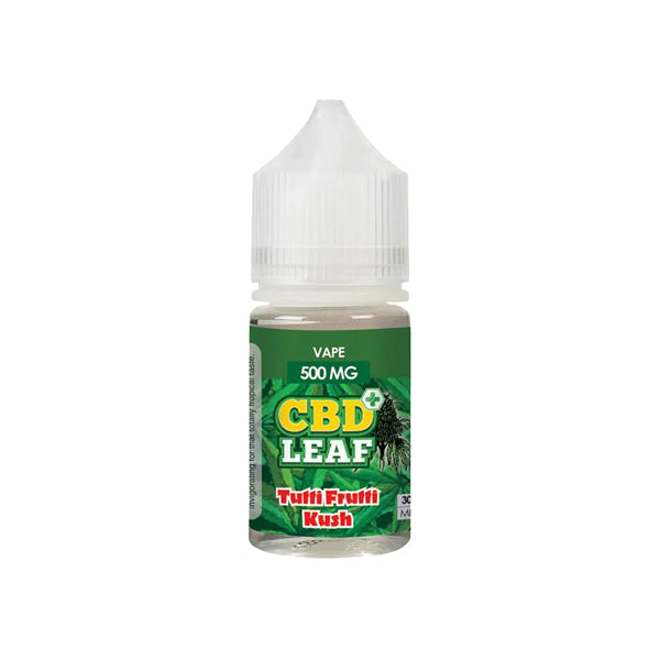 CBD Leaf 500mg 30ml Shortfill E-Liquid (70VG/30PG)