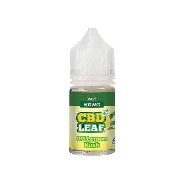 CBD Leaf 500mg 30ml Shortfill E-Liquid (70VG/30PG)