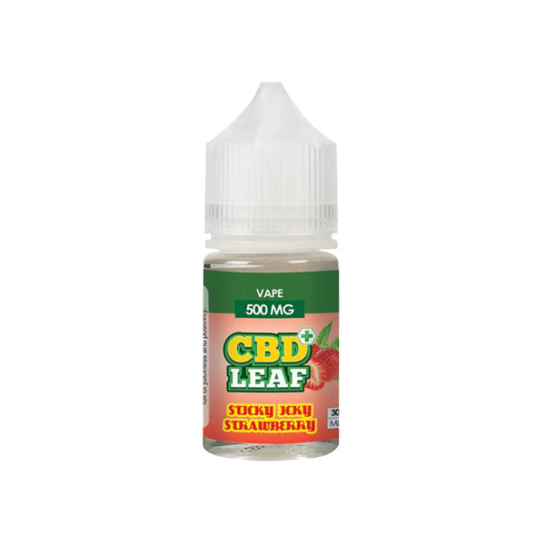 CBD Leaf 500mg 30ml Shortfill E-Liquid (70VG/30PG)