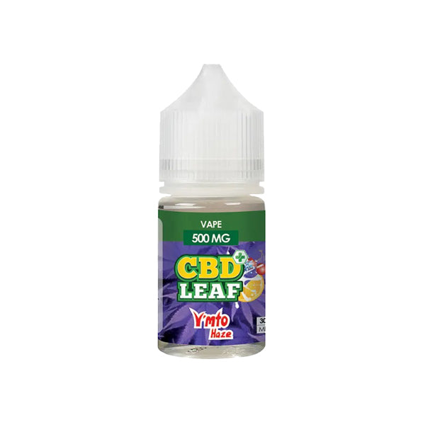 CBD Leaf 500mg 30ml Shortfill E-Liquid (70VG/30PG)