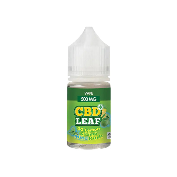 CBD Leaf 500mg 30ml Shortfill E-Liquid (70VG/30PG)