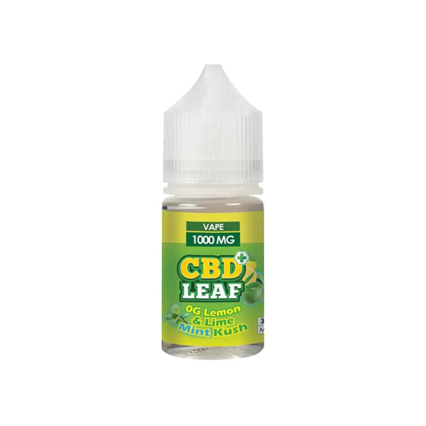 CBD Leaf 1000mg 30ml Shortfill E-Liquid (70VG/30PG)