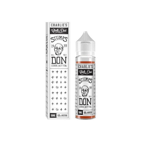 Charlie's Chalk Dust Stumps Range 50ml Shortfill 0mg (70VG/30PG)