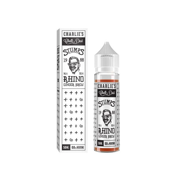 Charlie's Chalk Dust Stumps Range 50ml Shortfill 0mg (70VG/30PG)