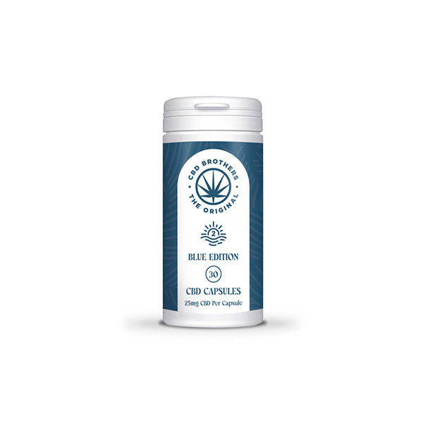 CBD Brothers Blue Edition 750mg CBD/CBDA Vegan Capsules - 30 Caps