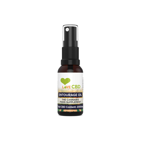 Love CBD 2000mg Entourage CBD Oil Spray - 20ml