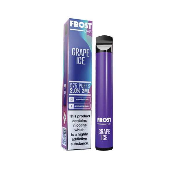 20mg Frost Bar Disposable Vape Kit 575 Puffs