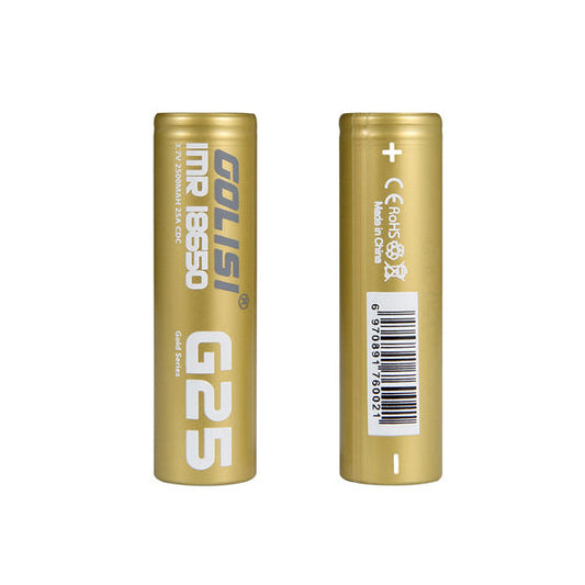 Golisi G25 18650 Pil 2500mAh 20A