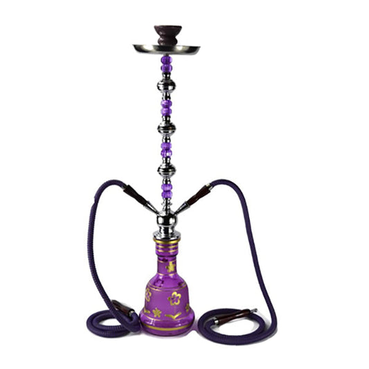 Large 2 Hose Shisha Hookah - Assorted Colours