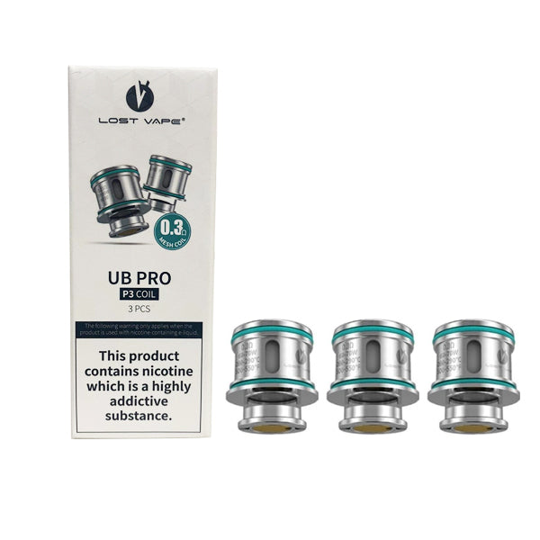 Lost Vape UB Pro Coils Replacement Coils P1 0.15 Ohm/P3 0.3 Ohm