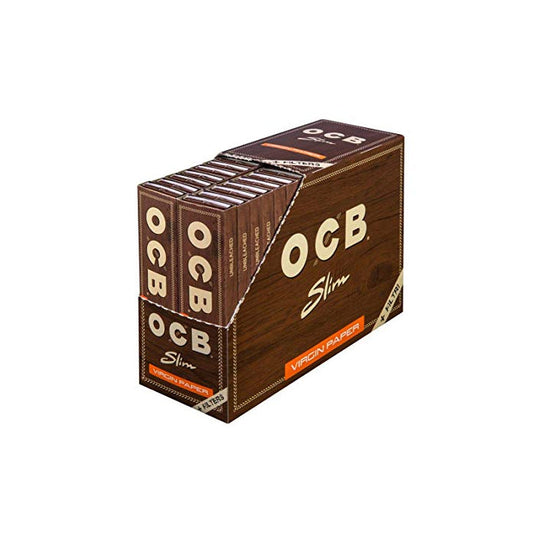 32 OCB King Size SLIM Papeles Vírgenes + PUNTAS