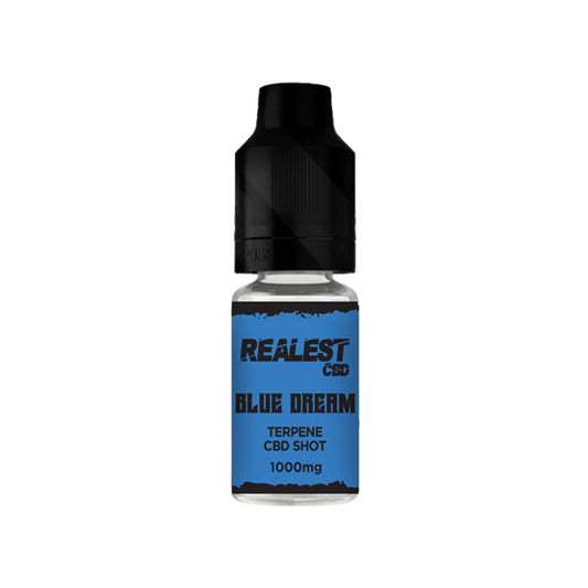 Realest CBD 1000mg Terpen Infused CBD Booster Shot 10ml (1 SATIN AL 1 BEDAVA)