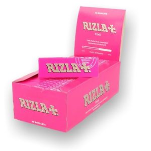 50 Papeles de Liar Rizla Regular Rosa