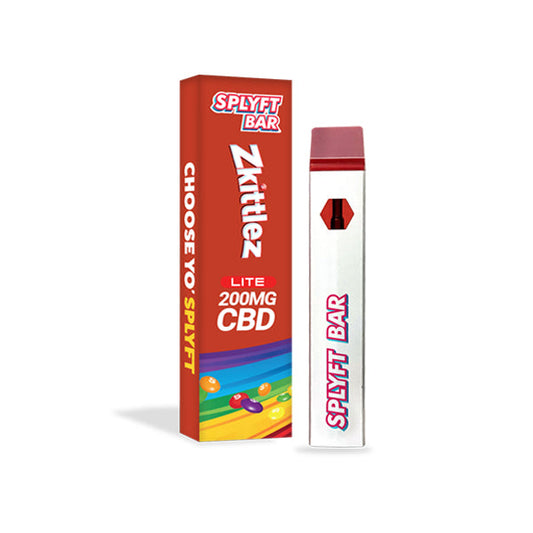 SPLYFT BAR LITE 200mg Tam Spektrumlu CBD Tek Kullanımlık Vape - 12 tat