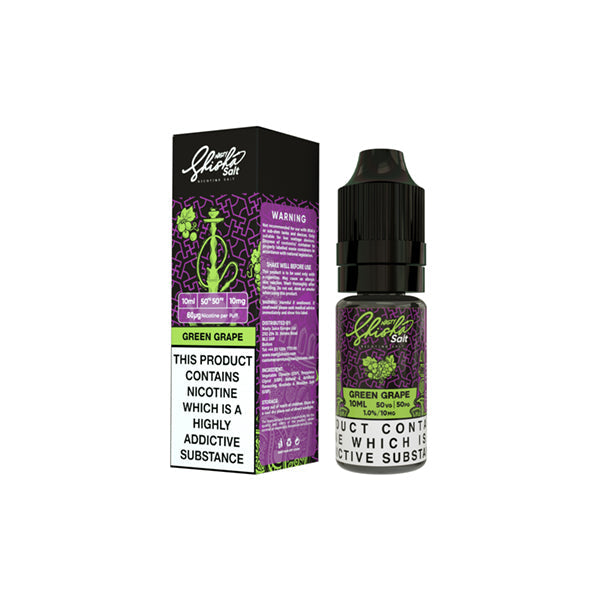 Nasty Shisha Salt 20mg 10ML Sabor Nic Salt (50VG/50PG)