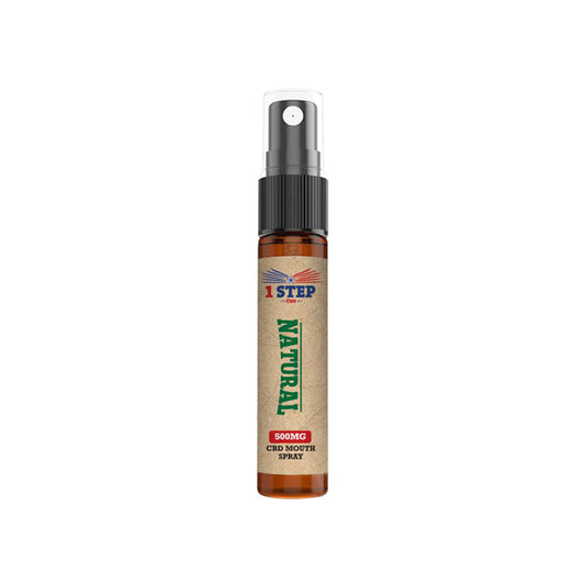 1 Step CBD 500mg CBD Natural Mouth Spray 10ml (BUY 1 GET 1 FREE)