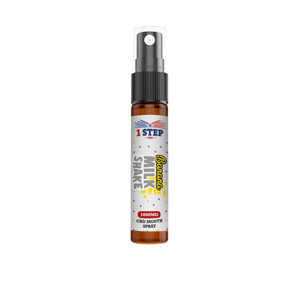 1 Step CBD 1000mg CBD Mouth Spray 10ml (BUY 1 GET 1 FREE)