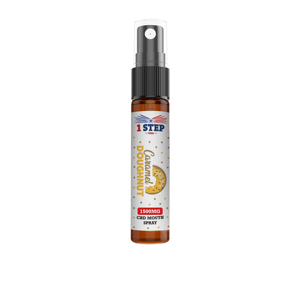 1 Step CBD 1500mg CBD Mouth Spray 10ml (BUY 1 GET 1 FREE)