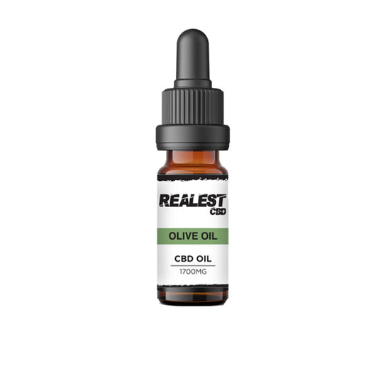 Realest CBD 1700mg Broad Spectrum CBD 10ml Olive Oil (BUY 1 GET 1 FREE)