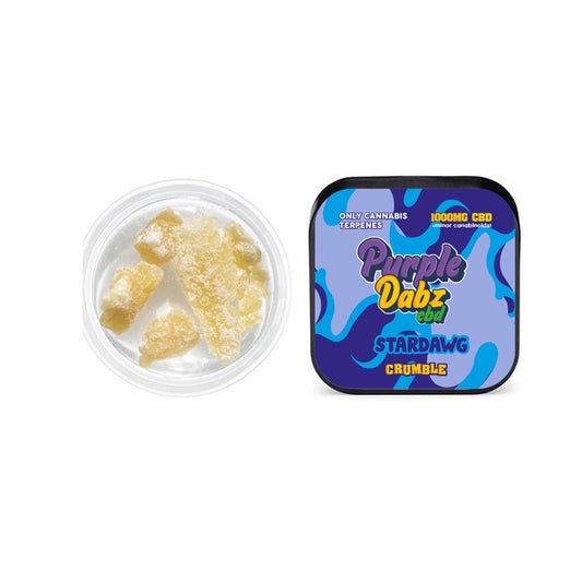 Purple Dabz tarafından Purple Dank 1000mg CBD Crumble - Strawdawg (1 SATIN AL 1 BEDAVA)