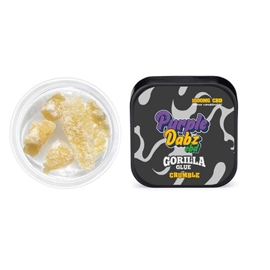 Purple Dabz de Purple Dank 1000mg CBD Crumble - Gorilla Glue (COMPRE 1 OBTENGA 1 GRATIS)